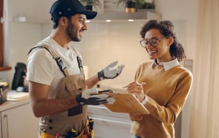 homeowner using personal loans for a contractor